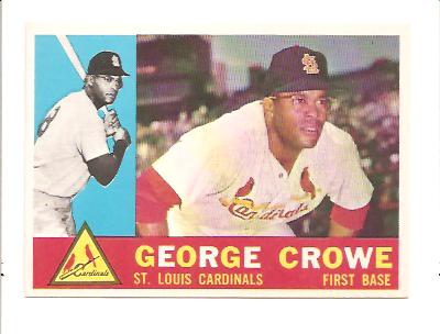 1960 Topps #419 George Crowe