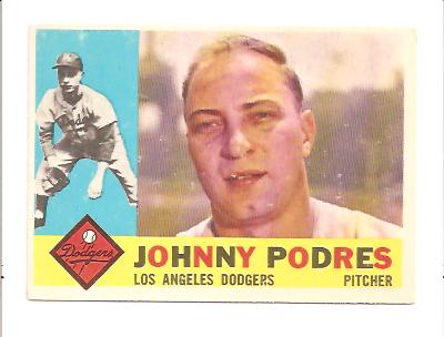 1960 Topps #425 Johnny Podres