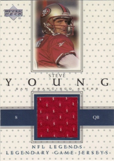 2000 Upper Deck Legends Legendary Jerseys #LJSY Steve Young