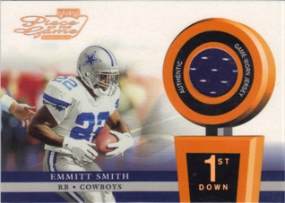 2002 Playoff Piece of the Game Materials 1st Down #20 Emmitt Smith