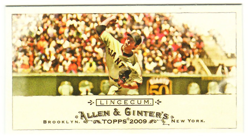 2009 Topps Allen and Ginter Mini #224 Tim Lincecum