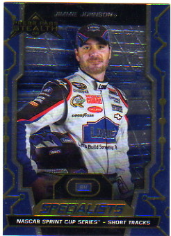 2009 Press Pass Stealth #74B Jimmie Johnson S VAR/w/hat and helmet