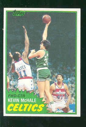 1981-82 Topps #E75 Kevin McHale RC