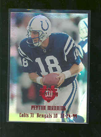 2000 Collector's Edge Peyton Manning Destiny Red Holofoil 25 #PM22 Peyton Manning