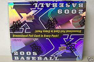 2009 Upper Deck X Baseball Unopened Box (24 Packs)