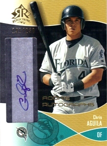 2004 Reflections Gold #107 Chris Aguila AU