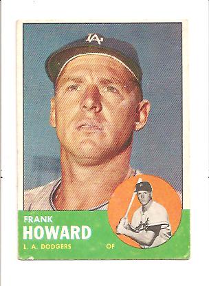 1963 Topps #123 Frank Howard
