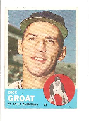 1963 Topps #130 Dick Groat