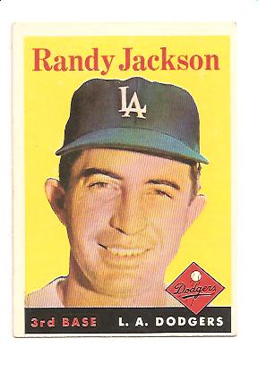 1958 Topps #301 Randy Jackson