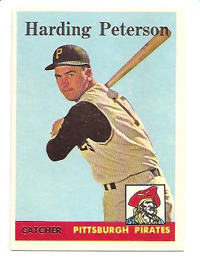 1958 Topps #322 Harding Peterson RC