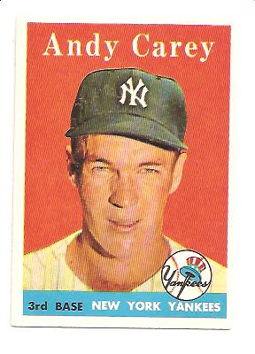 1958 Topps #333 Andy Carey