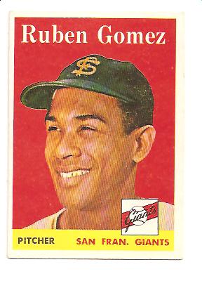 1958 Topps #335 Ruben Gomez