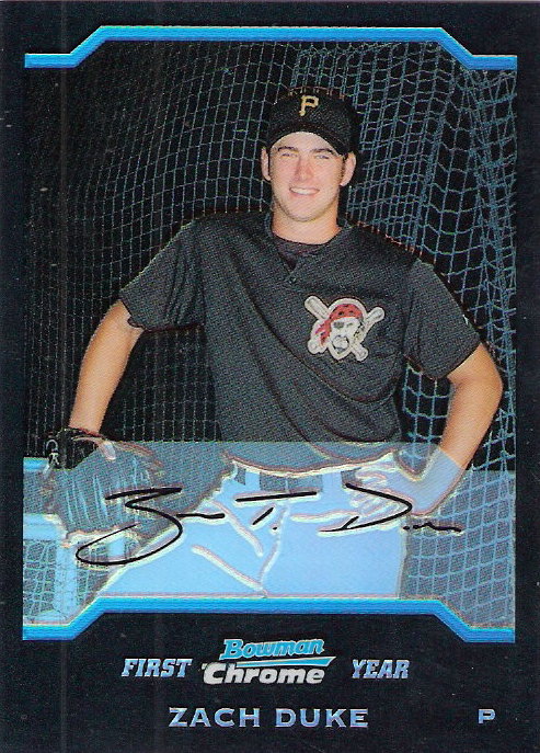 2004 Bowman Chrome Refractors #272 Zach Duke