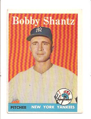 1958 Topps #419 Bobby Shantz