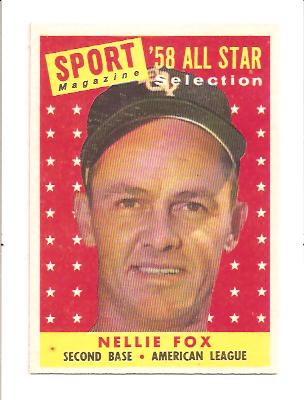 1958 Topps #479 Nellie Fox AS