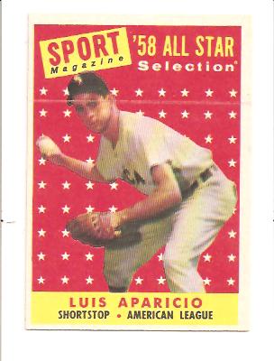 1958 Topps #483 Luis Aparicio AS