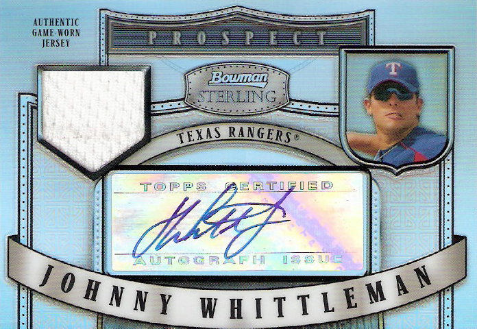 2006 Bowman Sterling Prospects Refractors #JW Johnny Whittleman AU
