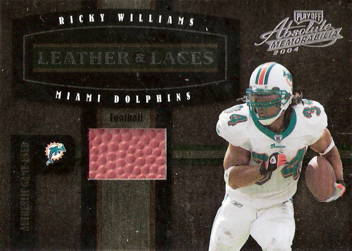 2004 Absolute Memorabilia Leather and Laces Combos #LL18 Ricky Williams