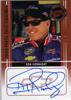 2009 Press Pass Signings Orange #14 Ron Hornaday