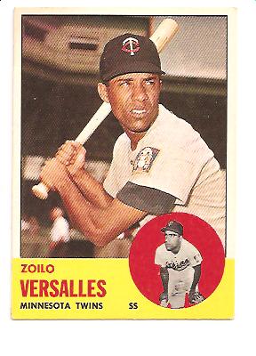 1963 Topps #349 Zoilo Versalles