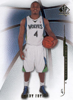 2008-09 SP Authentic #9 Randy Foye