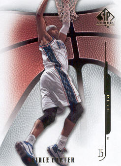 2008-09 SP Authentic #30 Vince Carter