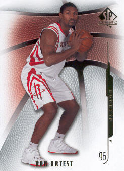 2008-09 SP Authentic #36 Ron Artest