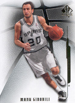 2008-09 SP Authentic #84 Manu Ginobili