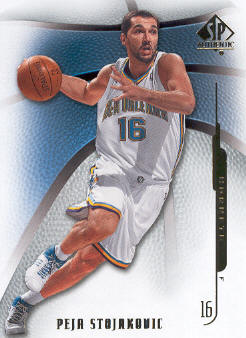 2008-09 SP Authentic #88 Peja Stojakovic