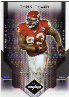 2007 Leaf Limited Monikers Autographs Silver #276 Demarcus Tank Tyler No AU