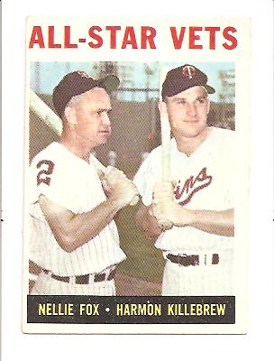1964 Topps #81 All-Star Vets/Nellie Fox/Harmon Killebrew