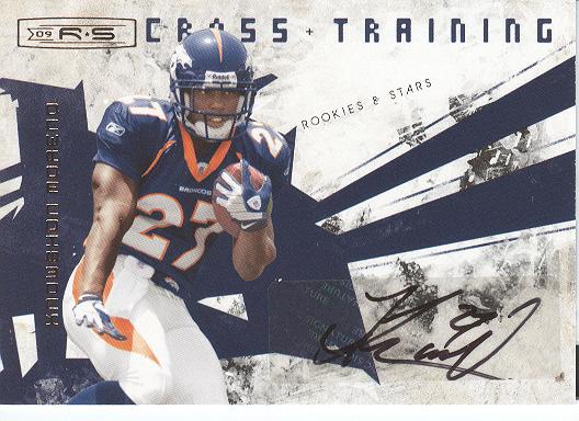 2009 Donruss Rookies and Stars Crosstraining Autographs #27 Knowshon Moreno/10