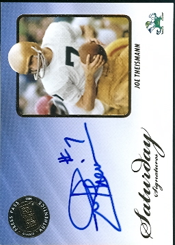 2009 Press Pass Legends Saturday Signatures #SSJT Joe Theismann