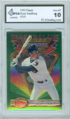 1993 Finest #105 Ryne Sandberg (Graded PCA Gem Mint 10)