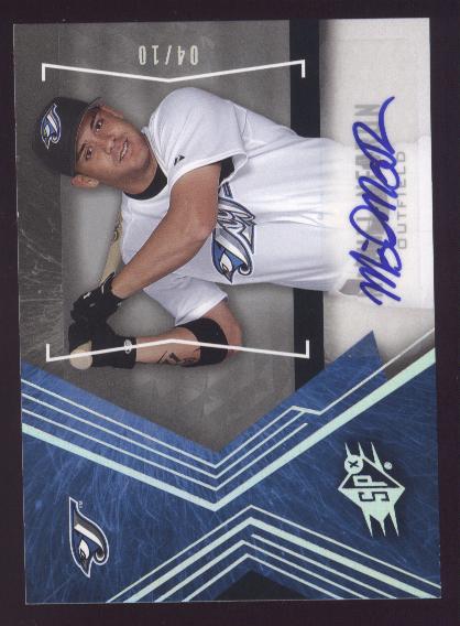 2005 SPx Silver #144 Miguel Negron AU