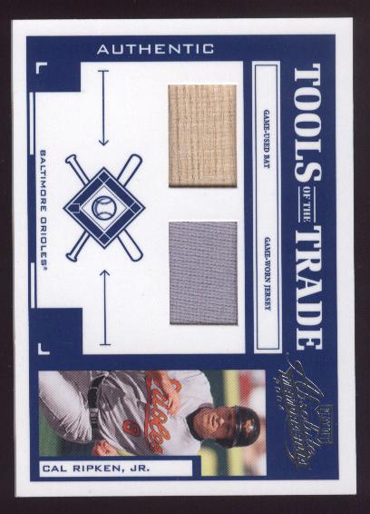 2004 Absolute Memorabilia Tools of the Trade Material Combo #24 C.Ripken A Bat-Jsy/250