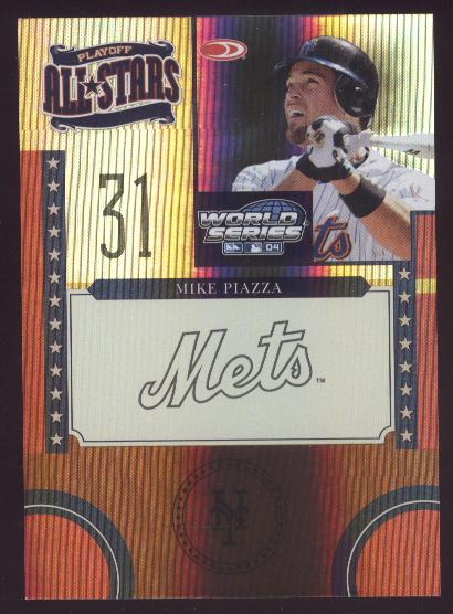 2004 Donruss World Series Playoff All-Stars HoloFoil #5 Mike Piazza