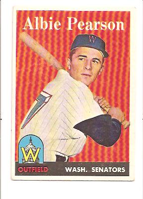 1958 Topps #317 Albie Pearson RC