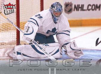 2009-10 Ultra #138 Justin Pogge