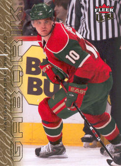 2009-10 Ultra Gold Medallion #181 Marian Gaborik