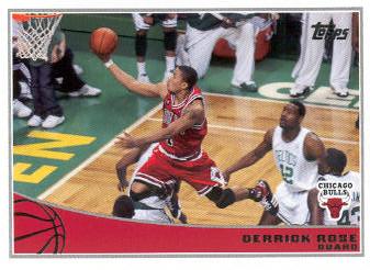 2009-10 Topps #33 Derrick Rose