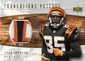2004 Upper Deck Foundations Patches #FPCJ Chad Johnson