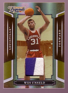 2008 Donruss Sports Legends Materials Mirror Gold #86 Wes Unseld/25