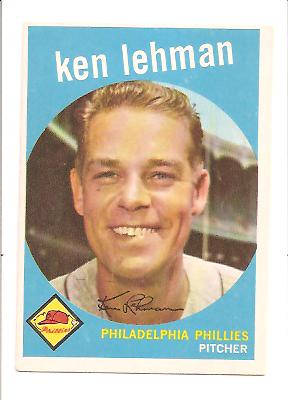 1959 Topps #31 Ken Lehman