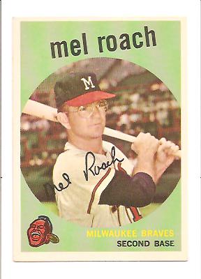1959 Topps #54 Mel Roach