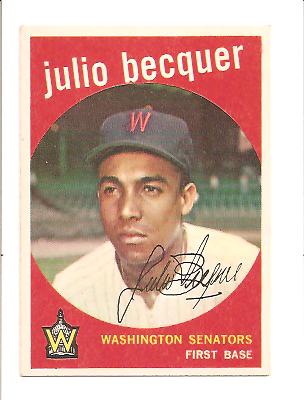 1959 Topps #93 Julio Becquer