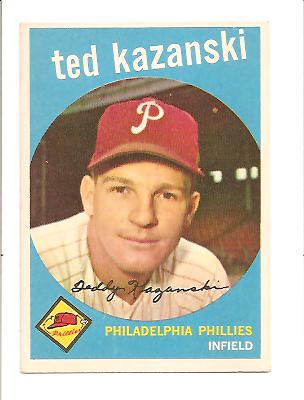 1959 Topps #99 Ted Kazanski