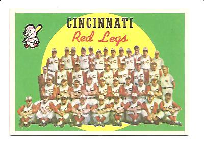 1959 Topps #111 Cincinnati Redlegs CL