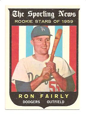 1959 Topps #125 Ron Fairly RS RC