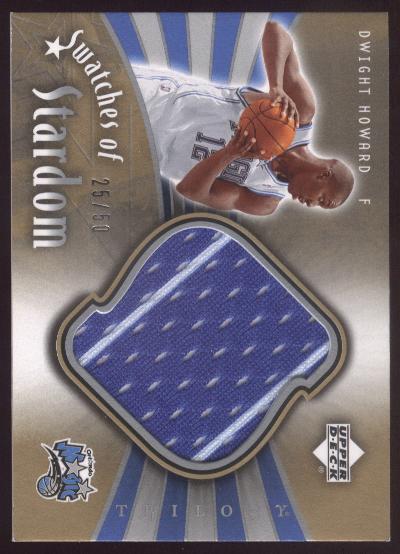 2005-06 Upper Deck Trilogy Swatches of Stardom #DH Dwight Howard